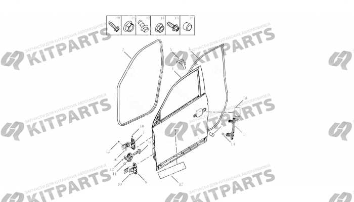 Передняя дверь [RUSSIA, 4G1.8T, GL\G] Geely